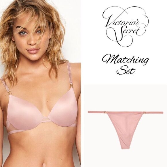 Very Sexy Love Push Up Plunge Bra & V-String Panty - Picture 1 of 13